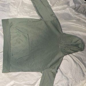 Green hoodie